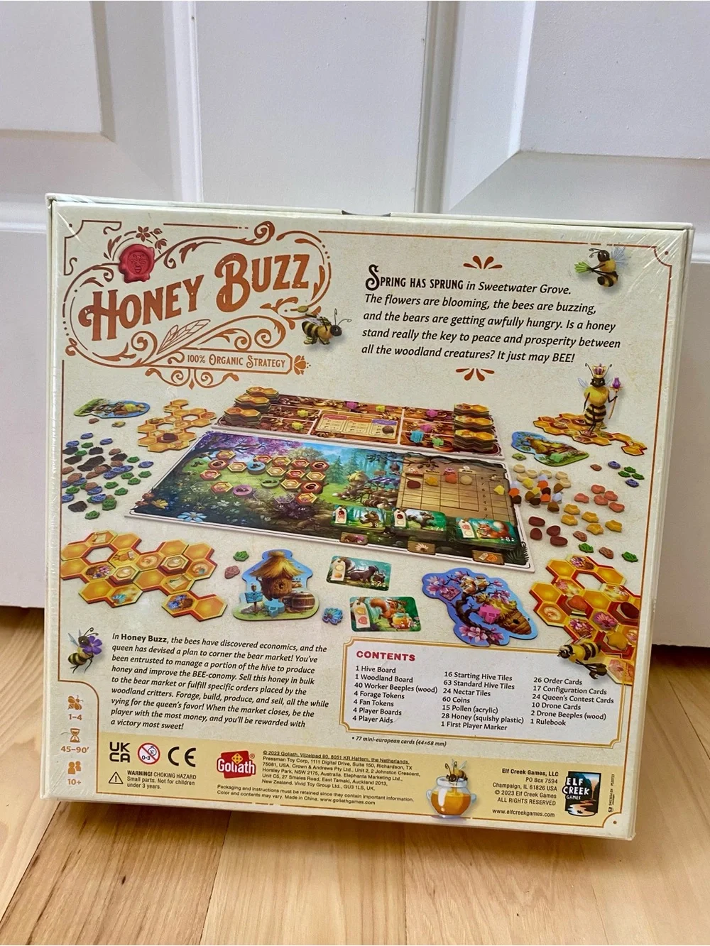NIB Honey Buzz Strategy Board Game by Goliath Ages 10+, 1-4 Players